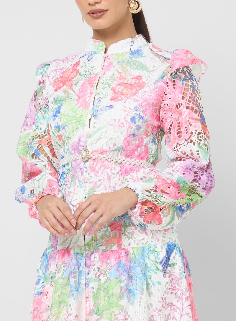 Khizana Floral Print Dress  - Image 3