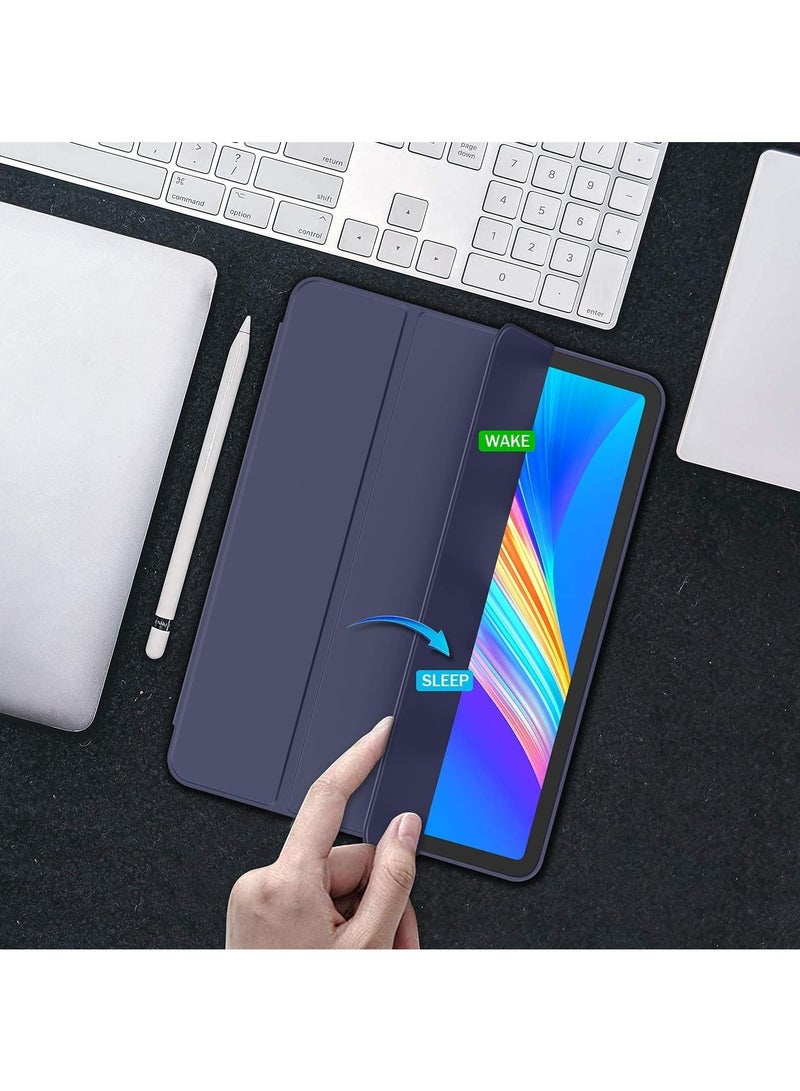 MIGOFAST iPad Pro 11 Inch Case M4 (2024 5th Generation) with Pencil Holder Trifold Stand Smart Case with Soft TPU Back, Auto Wake/Sleep - Image 4