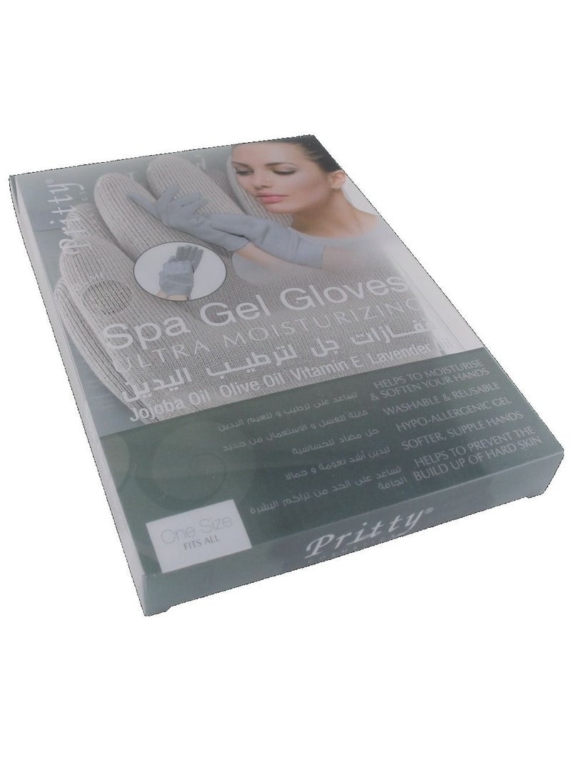 Pritty Spa Gel Hand Gloves Gray - Image 2