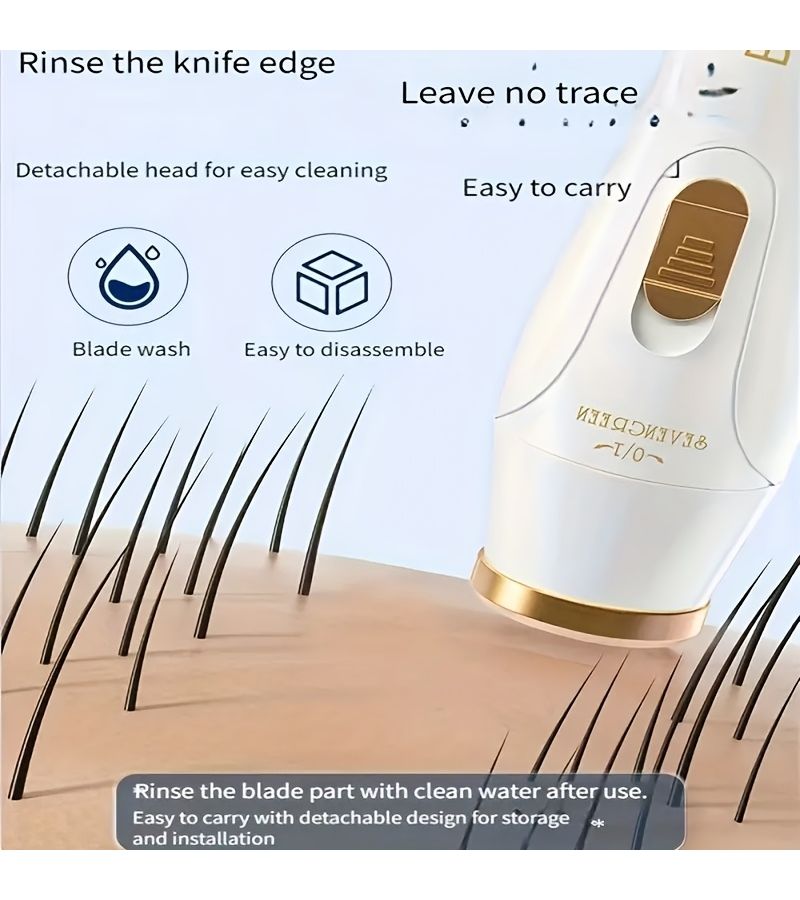 Women 3 In 1 Electric Hair Removal Kit With USB Rechargeable Pink Color Facial Hair Remover Nose Trimmer And Body Hair Depilator Gentle Sliding Technology Ideal Gift For Women - Image 4