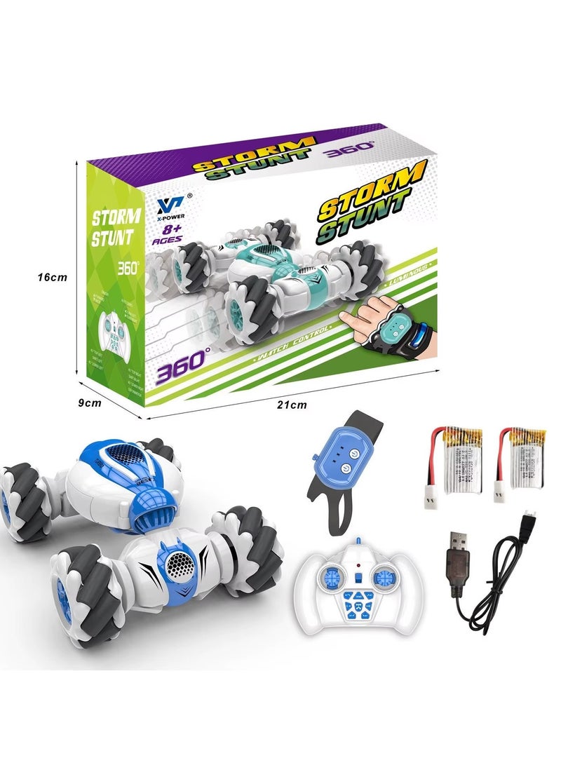 سيارتين شحن ديناميكية تعمل بالتحكم عن بعد، 2 سيارة تحويل للأطفال، سيارة دريفت ستانت تعمل بالتحكم عن بعد، مركبة على الطرق الوعرة - Image 2