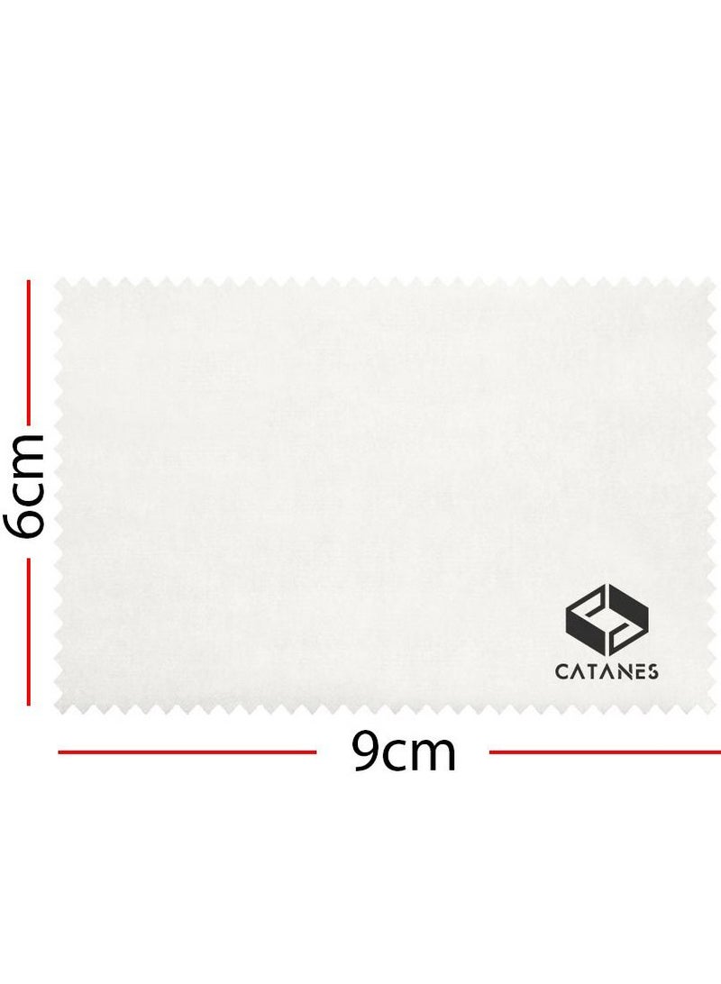 CATANES 36 Pack Of Microfiber Cleaning Cloth Premium Cloth for Glasses Lens Screens and More Off White - Image 5