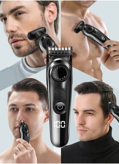 DOSCHER Trimmer for Men, 5-in-1 Hair Trimmer, Showerproof Body Shaver and Groomer for Sensitive Areas, Safe All-in-One Style Kit for Body, Underarms, Beard, Face, and Nose Hair  - Image 5