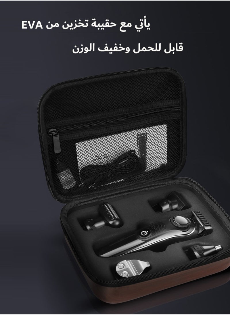 دوشر - حلاقة مكينة للرجال، ماكينة حلاقة الشعرالكل في واحد، مقاوم للماء مكينة حلاقة مناطق حساسه، مجموعة متكاملة وآمنة للجسم، وتحت الإبطين، واللحية، والوجه، وشعر الأنف - Image 1