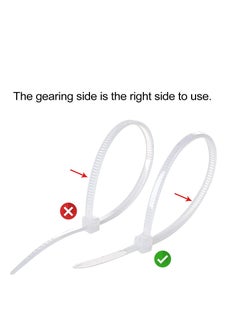 NIBEMINENT Cable Tie Mount,Strong Adhesive Mount,with Mounts Screw Hole Anchor Wire Base,for Clips Management Anchors Organizer Holders-600 PCS (white）  - Image 2