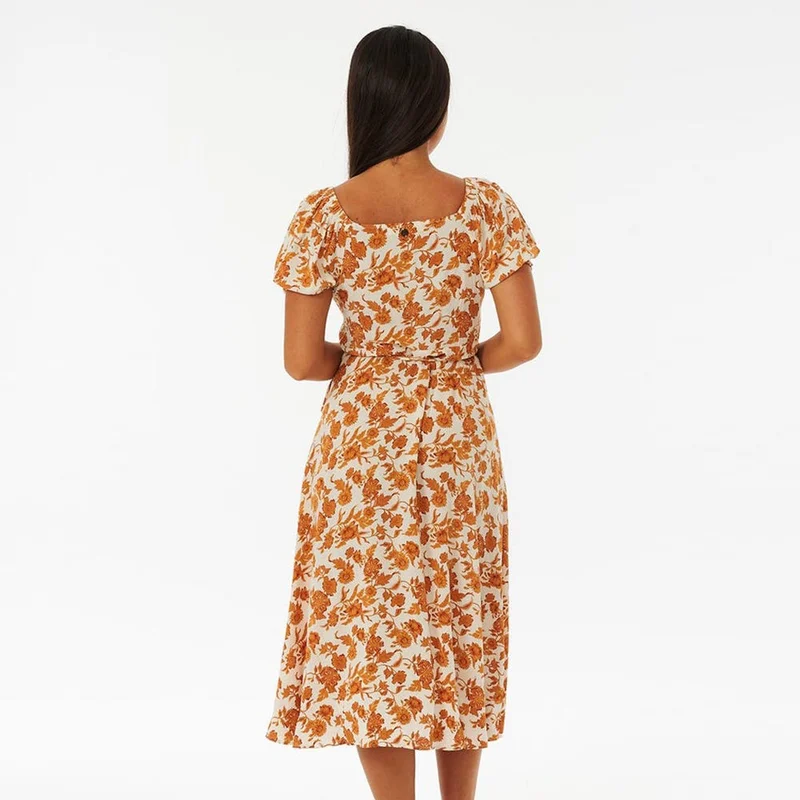 ريب كورل Oceans Together Wrap Dress In Shell - Women
