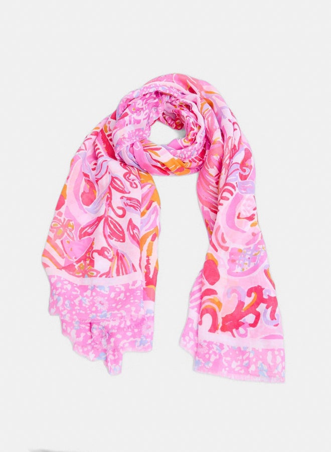 Dare Women Scarf - Fuchsia Multicolor 