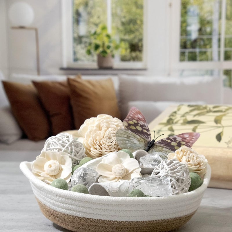ANDALUCA Maison Box Fragrance Potpourri Decorative Vase & Bowl Filler Home Décor (Paperwhite & Aloe) - Image 3