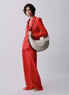 MANGO Double-Breasted Linen Suit Jacket  - Image 5