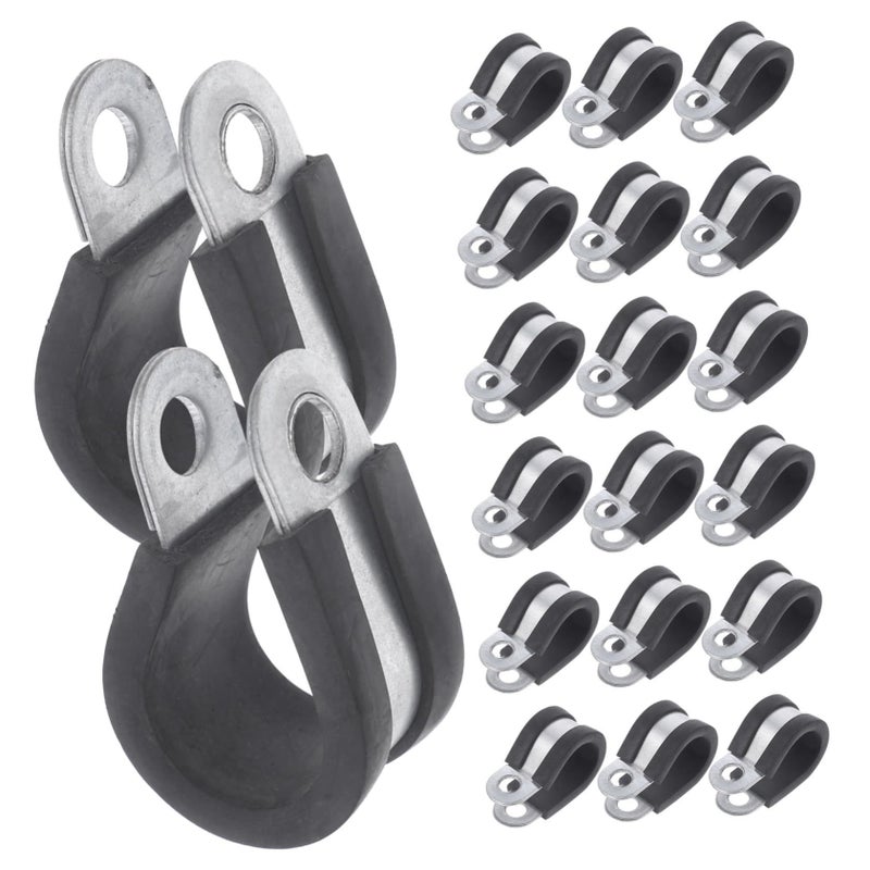 20pcs Stainless Steel Cable Clamps Brake Line Tube Clamps Wire Organizer Home Office Industrial - Image 2
