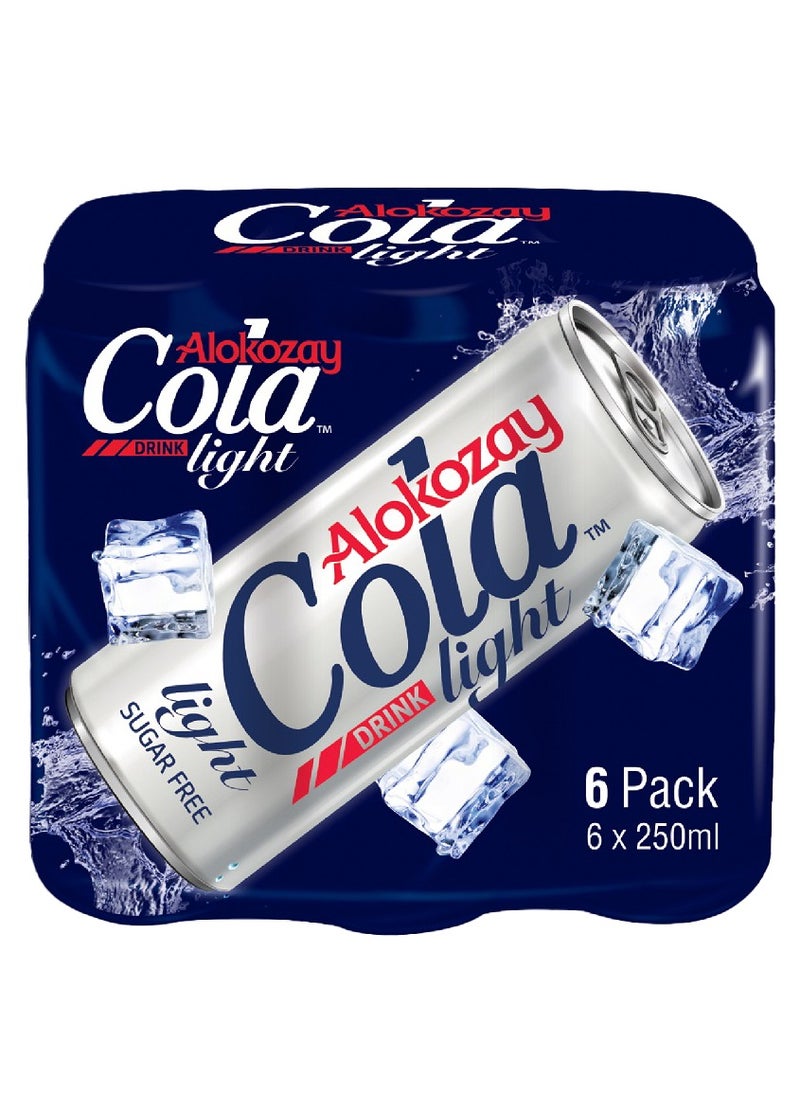Alokozay Cola Light Sugar Free 6 x 250ml  - Image 1