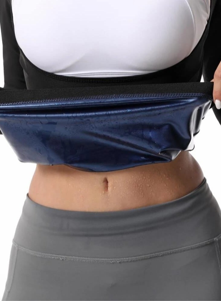 Ultra soft Sauna Long Sleeve Thermal Corset For The Abdomen, Back And Upper Arms - Image 2