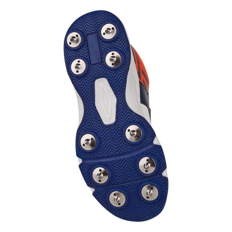 CA Cricket Arabia M8 Spikes White/Orange Cricket Spike Shoes, UK 7 / EU 40 - Image 3
