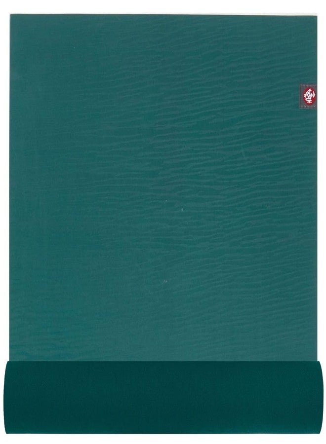 Manduka eKOLite Yoga Mat 71" - 4mm | Natural Rubber | Eco-Friendly | Soft Textured Surface | Natural Next-to-Skin Feel | 71 x 24 inches | Deep Sea - Image 1