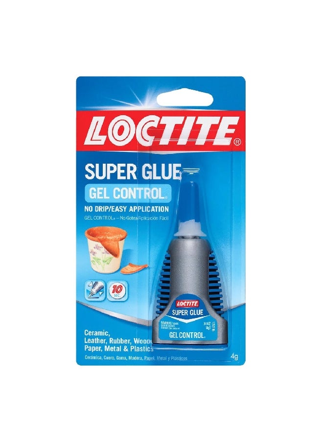 No Drip Easy Application Gel Control Super Glue Clear 4 g 234790