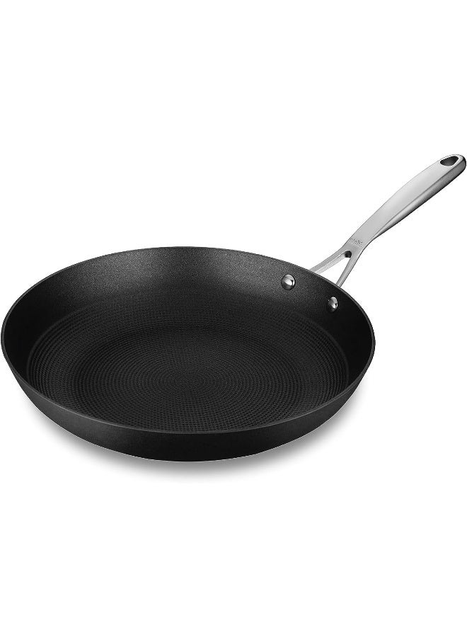 Stahl مقلاة ستال من الحديد الزهر بدون غطاء - خفيفة الوزن، مقاومة للصدأ، مناسبة للغاز، التحريض والفرن، مقاومة للالتصاق، هجينة الحداد - 20 سم، 0.8 لتر (تكفي 1) - Image 1