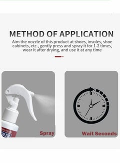 WILLIAM WEIR Deodorant Of Shoes And Stockings 120ml,Foot Care Shoe Odor Eliminator Deodorizer Spray and Removes Bad Smells of Boots Heels Tennis Shoe Cleats Sneakers Ballet Shoe Sports Shoes and More  - Image 3