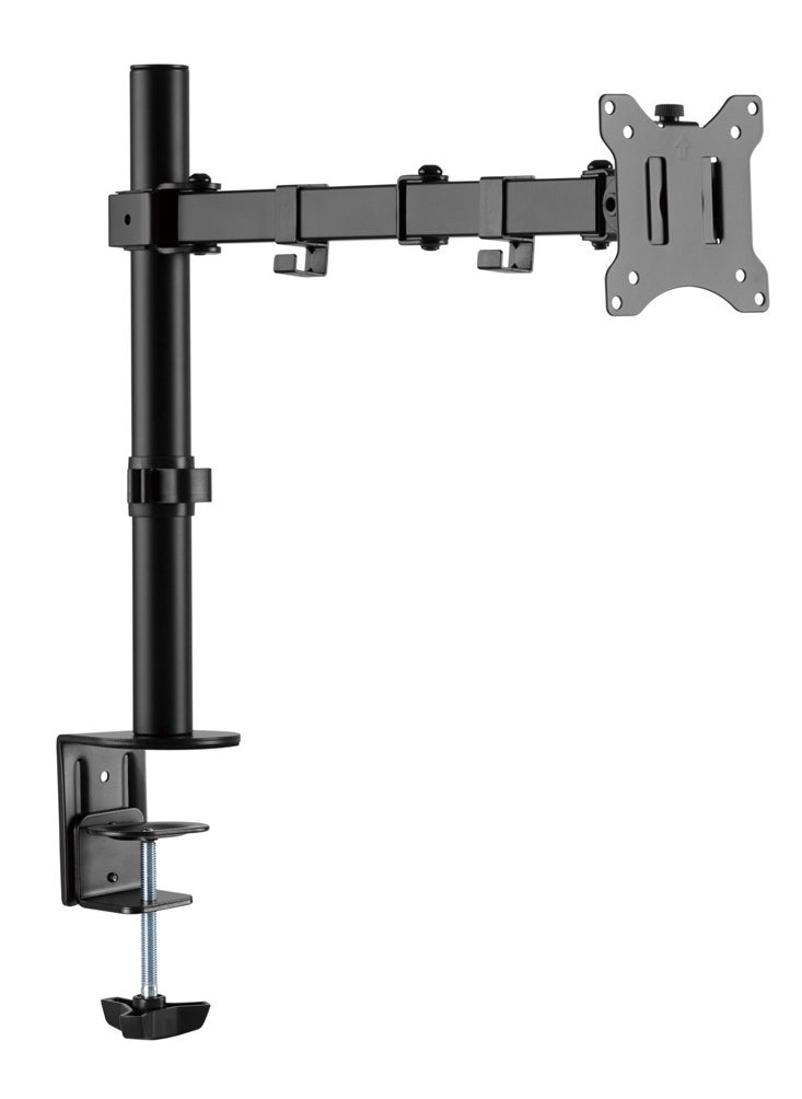 Stargold Articulating Single Monitor Mount Arms 17 to 32 Black  - Image 1