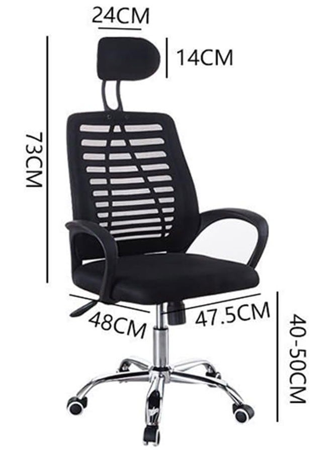 Golden Ergonomic Office Chair Mesh Computer Desk Chair with Lumbar Support and Armrest High Back Swivel Home Office Task Chair for Work - Image 3