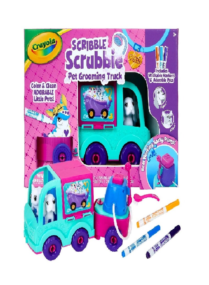 Crayola Scribble Scrubbie Pets Grooming Truck - Image 1
