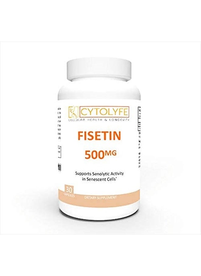 CYTOLYFE Fisetin 500mg | 98% Pure Fisetin | 500mg Therapeutic Dose | 30 Capsules | Senolytic Activator | Anti-Aging & Longevity  - Image 5