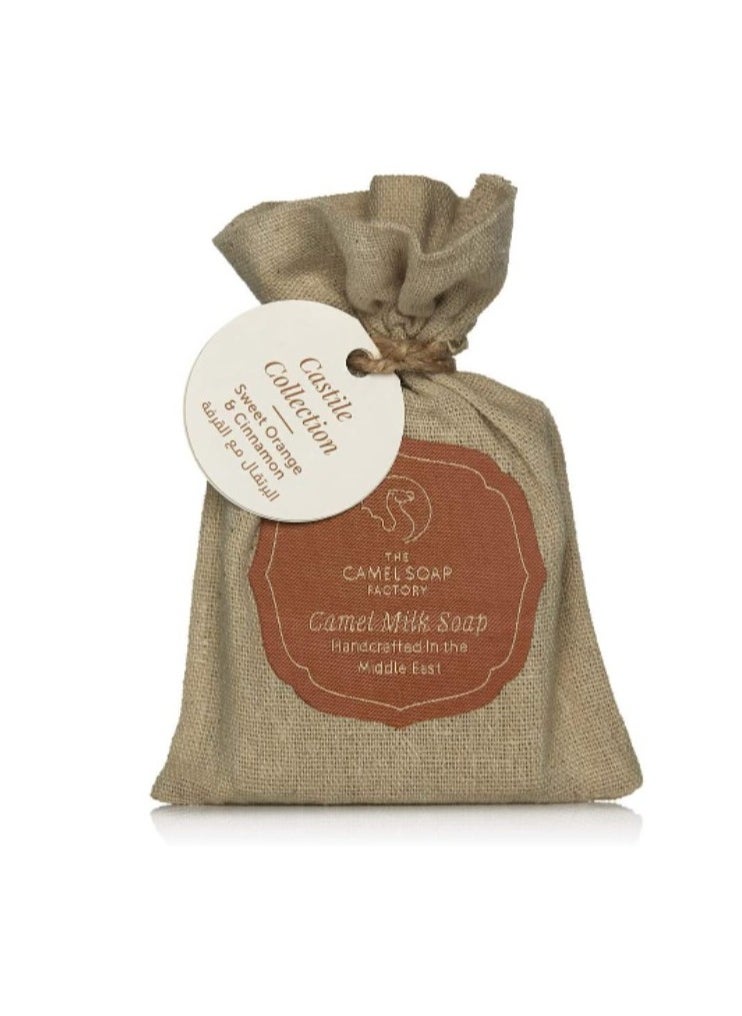 The Camel Soap Factory صابون قشتالة بالبرتقال الحلو والقرفة 95 جرام  - Image 2