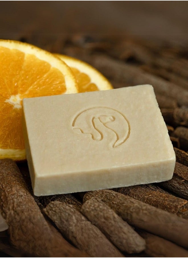 The Camel Soap Factory صابون قشتالة بالبرتقال الحلو والقرفة 95 جرام  - Image 3