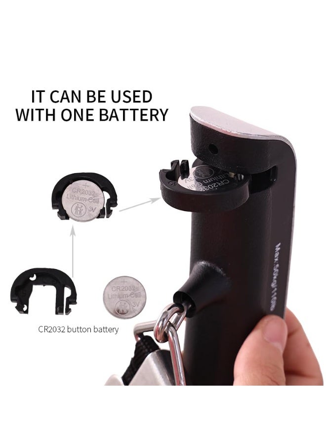 Digital Handheld Luggage Weight Scale with Black/Sillner LCD Screen - Image 5
