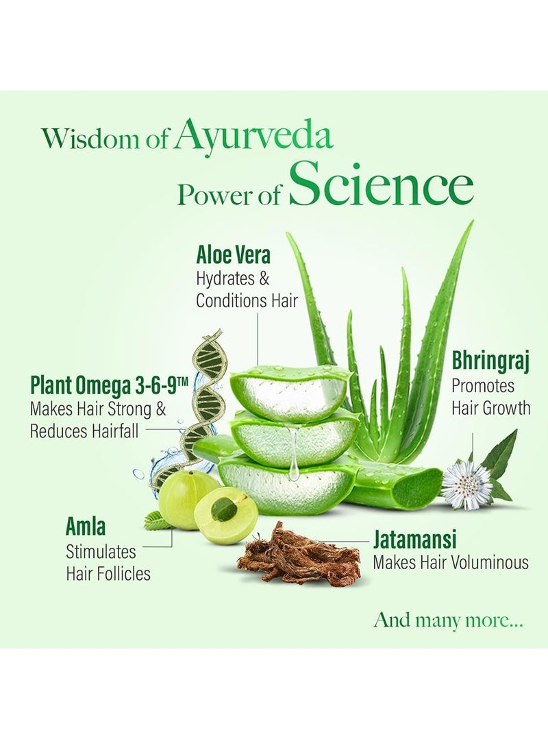 Kesh King Ayurvedic Anti-Hairfall Shampoo | Reduces hairfall | 21 Ayurvedic herbs | No Paraben & No Silicon | Enriched with Aloe Vera, Bhringraja & Amla | 600 ml - Image 4