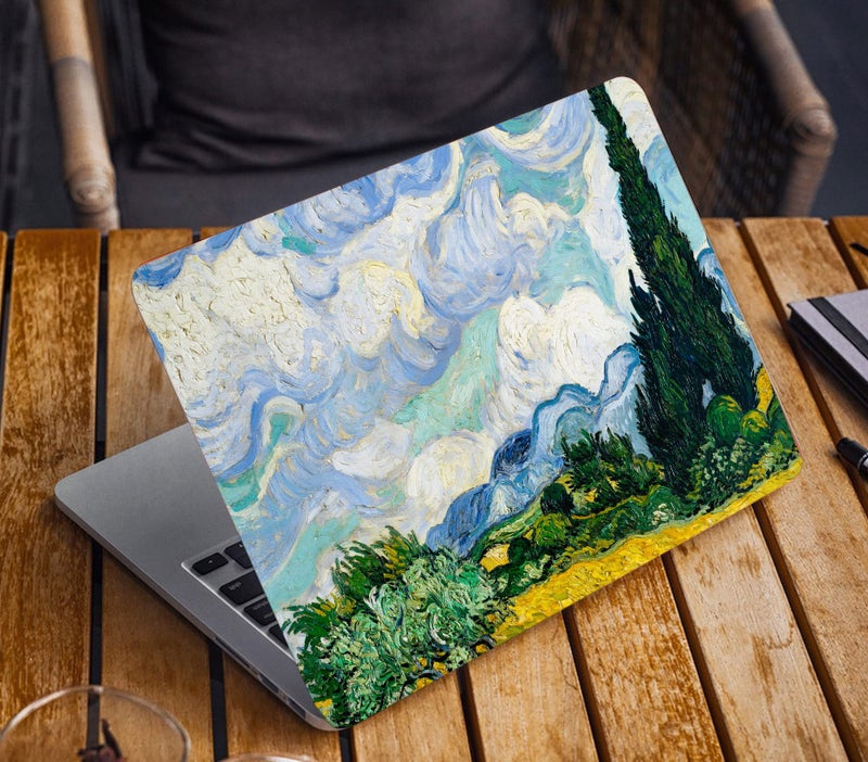 GRAY WALL Good Hope Laptop Skin Vangogh Painting Vinyl, No Bubble, Multicolor 11.6"- 15.6" inch Laptop - Image 2