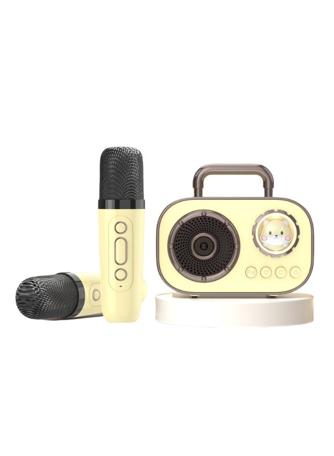 KUYING Microphone Bluetooth Speaker With Microphone Singing Speaker All-In-One Machine 