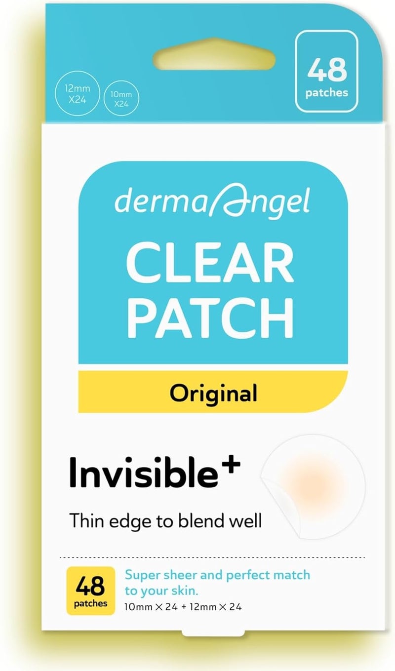 Ultra Invisible Acne Patches Pimple Patches Hydrocolloid Acne Patches Zit Patches Hydrocolloid Bandages Acne Spot Treatment  Day  Night Use 48 Pieces 2 Sizes