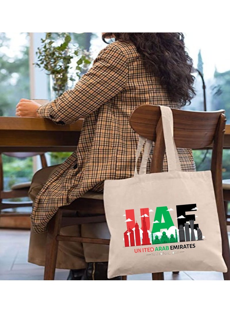 UAE National Day Printed Canvas Cotton Bags-Reusable Bags - Image 3