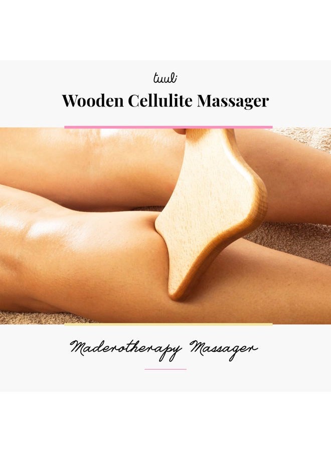 Tuuli Accessories Anti Cellulite Massage Tool Massager Maderotherapy Wooden 33 x 16 cm - Image 2