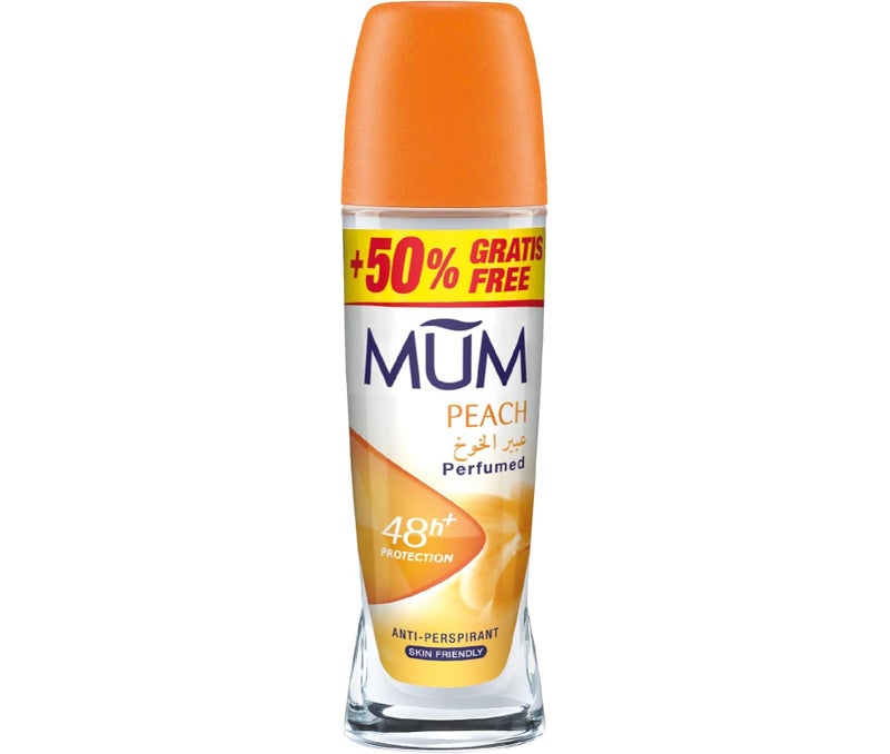 Mum roll on peach For Women- 75 ml