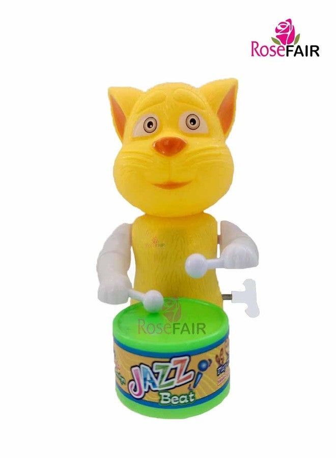 ROSEFAIR Key Operated Cute Drummer Pet Toys with Dancing Action for Kids Toys Sound Toys (Pack of 2) (MELON-GREEN-X21) - Image 4
