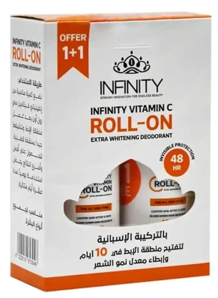 إينفينيتي انفنيتي رول اون فيتامين سي 1+1