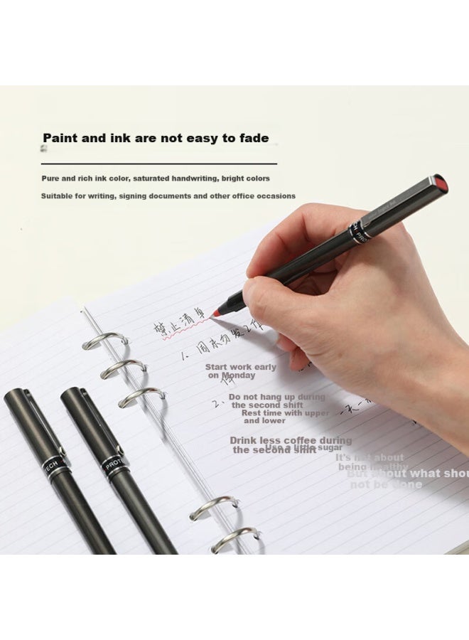 Uni-Ball Eye Black 0.5Mm Neutral Pen High Value Black Pen Signature Pen Business Direct Liquid Student Water Pen Water Pen Set Ub-155 3Pcs - Image 2
