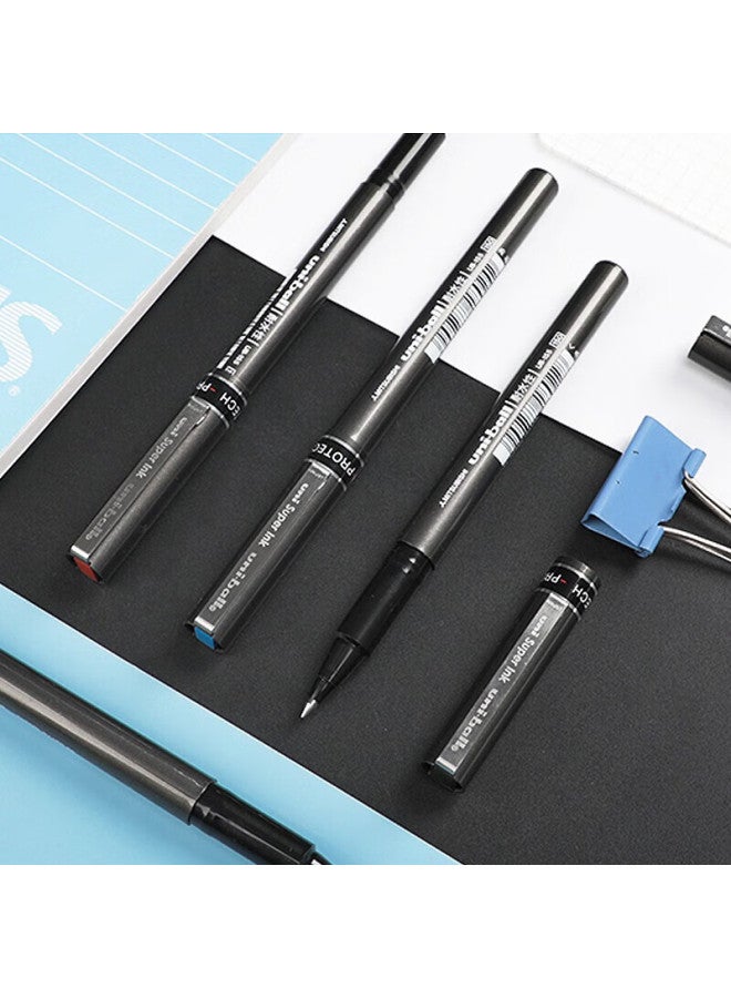Uni-Ball Eye Black 0.5Mm Neutral Pen High Value Black Pen Signature Pen Business Direct Liquid Student Water Pen Water Pen Set Ub-155 3Pcs - Image 4