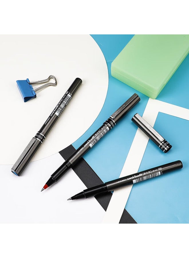 Uni-Ball Eye Black 0.5Mm Neutral Pen High Value Black Pen Signature Pen Business Direct Liquid Student Water Pen Water Pen Set Ub-155 3Pcs - Image 5