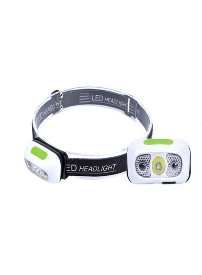 USB Rechargeable Head Lamp with Retractable Headband Intelligent Induction Head-mounted Emergency Lighting Outdoor Portable Small Headlamp - Image 1