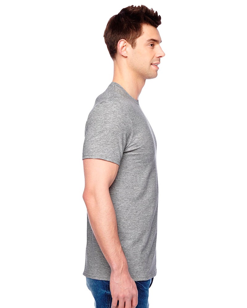 Fruit of the Loom Men's Eversoft Cotton T-Shirts (Regular and Big & Tall), Crew - 12 Pack - Grey Heather, Large - Image 5