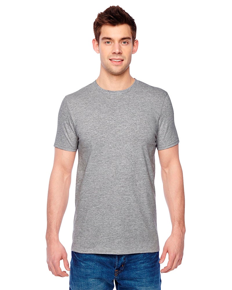 Fruit of the Loom Men's Eversoft Cotton T-Shirts (Regular and Big & Tall), Crew - 12 Pack - Grey Heather, Large - Image 3
