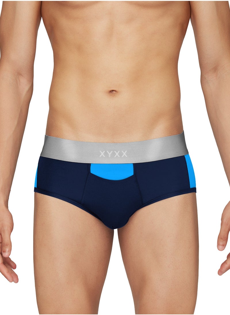 XYXX - Pack of 3 Illuminati Intellisoft Micro Modal Color Blocked Solid Men Brief - Image 1