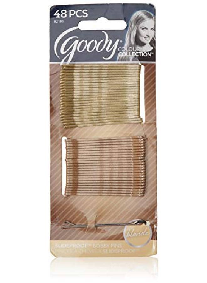 Goody Colour Collection Slide Proof Blonde Bobbie Slides 48 Pk - Image 1
