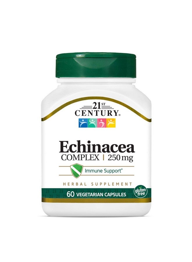 21st Century Echinacea Extract Veg Capsules, 60 Count - Image 1