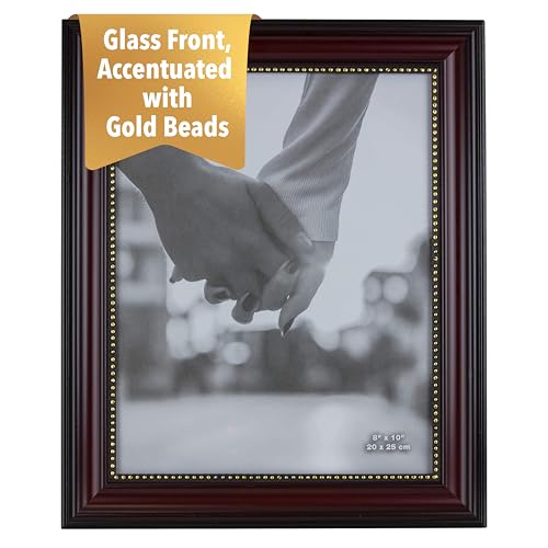 Kiera Grace Classic Traditional Lucy Picture Frame, 8" x 10", Dark Brown - Image 1