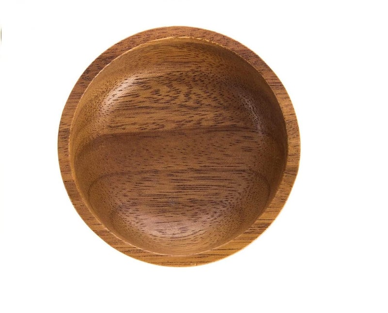 ADWORLD GLOBAL Wooden Bowl,Decorative Serving Bowl Natural Sheesham Wood Mixing & Serving Bowl,Handmade Wooden Salad Bowls,Antique Soup Serve Ware - Large (6 Inch) ,?0.5 Litres - Image 3