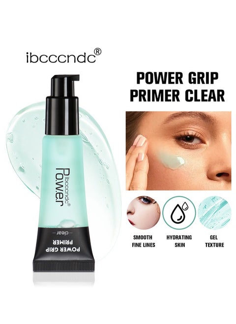 Pore Primer Pre Makeup Gel,Power Grip Primer,Moisturising Facial Base，Pore Shrink Cream Isolation Concealer Cream Invisible Pore,Even Skin Tone Long-Lasting Perfection Base For All Skin (Green)