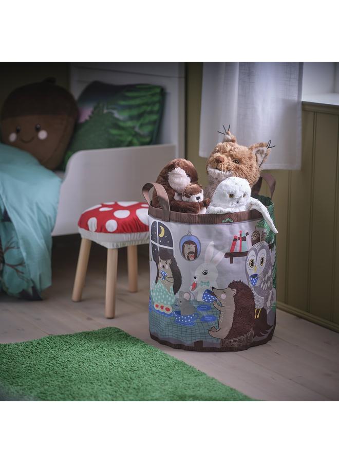 Zaboon Storage bag, forest animal pattern/multicolour - Image 2